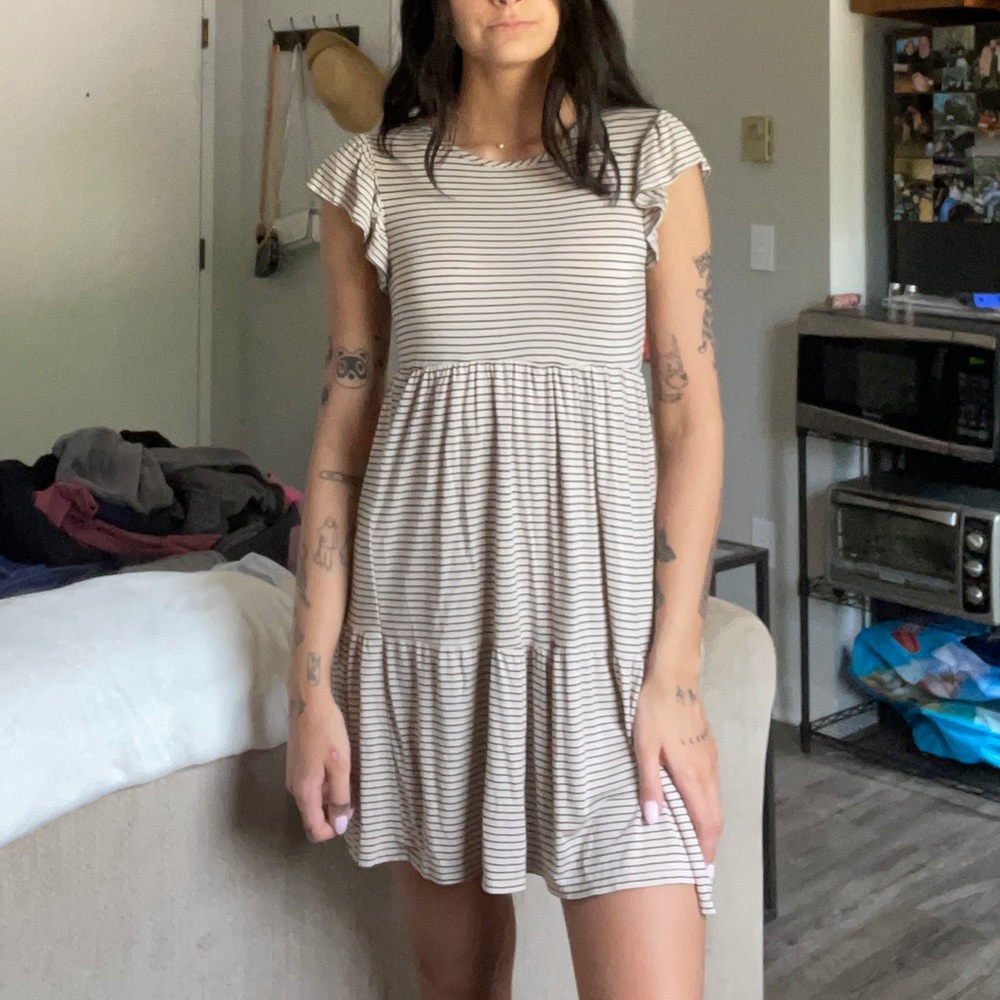 Olivia Rae striped t-shirt dress